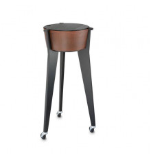 Тележка ICON CORTEN CON GAMBE LEGNO NERO